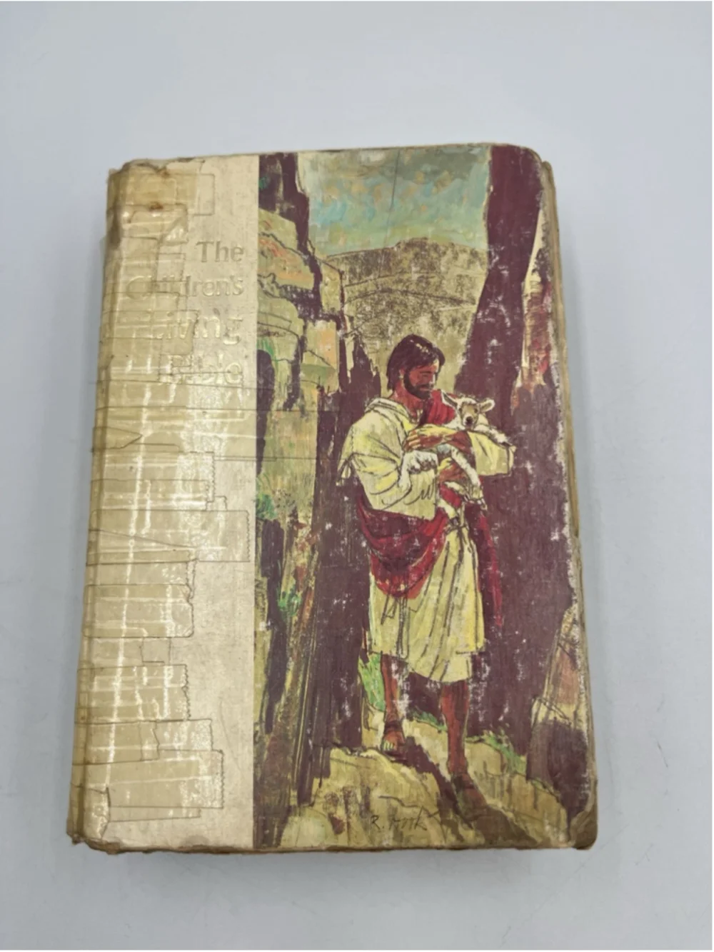 Vtg 1973 The Childrens Living Bible Paraphrased Original Box Tyndale House SEE